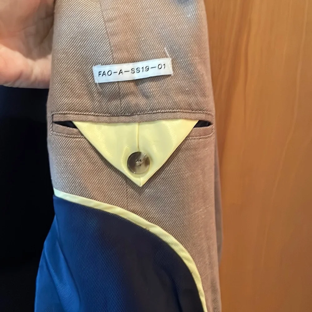 Limited Edition Cotton and Linen oversized sleaveless blazer/mini dress - Picture 10 of 12
